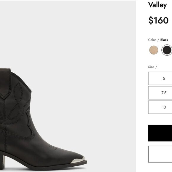 Aldo Valley Booties size 8 - Picture 2 of 5